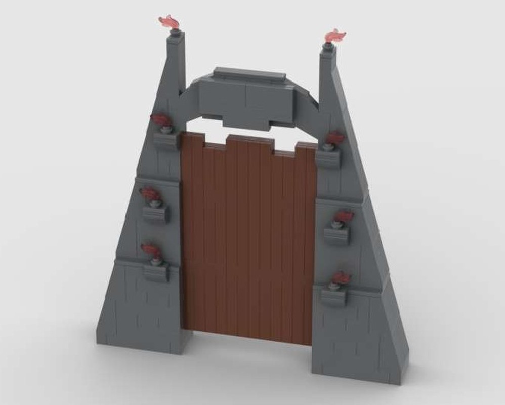 Lego Scaled-down Jurassic Park Gate