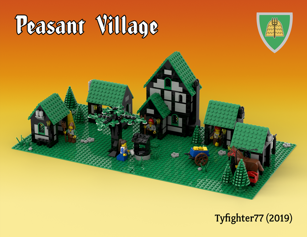 Lego Peasant Village