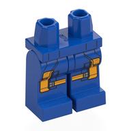 Lego Hips and Blue Legs with Yellow Straps Print