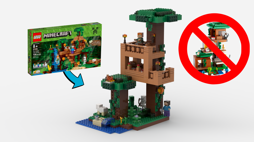 Lego The better Minecraft Treehouse