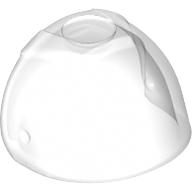 Lego Headwear Accessory Visor [Large with Trapezoid Top] / Trans-Clear