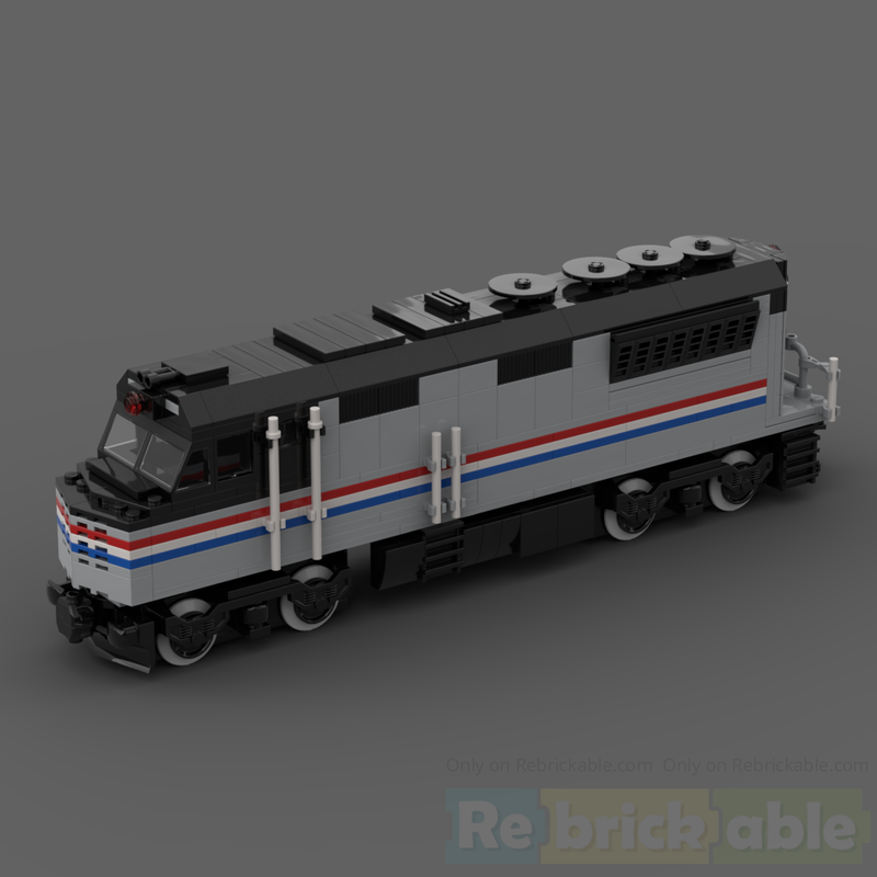 Lego Metroliner diesel locomotive