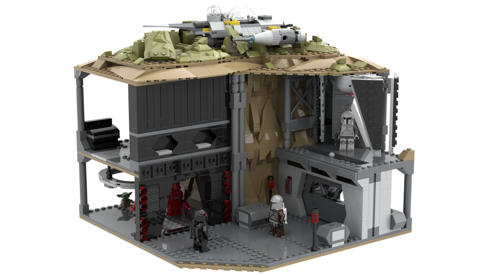 Lego Moff Gideon's Imperial Base on Mandalore