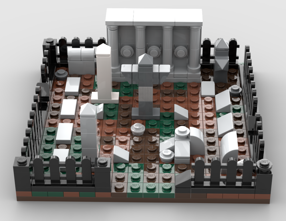 Lego Spooky graveyard