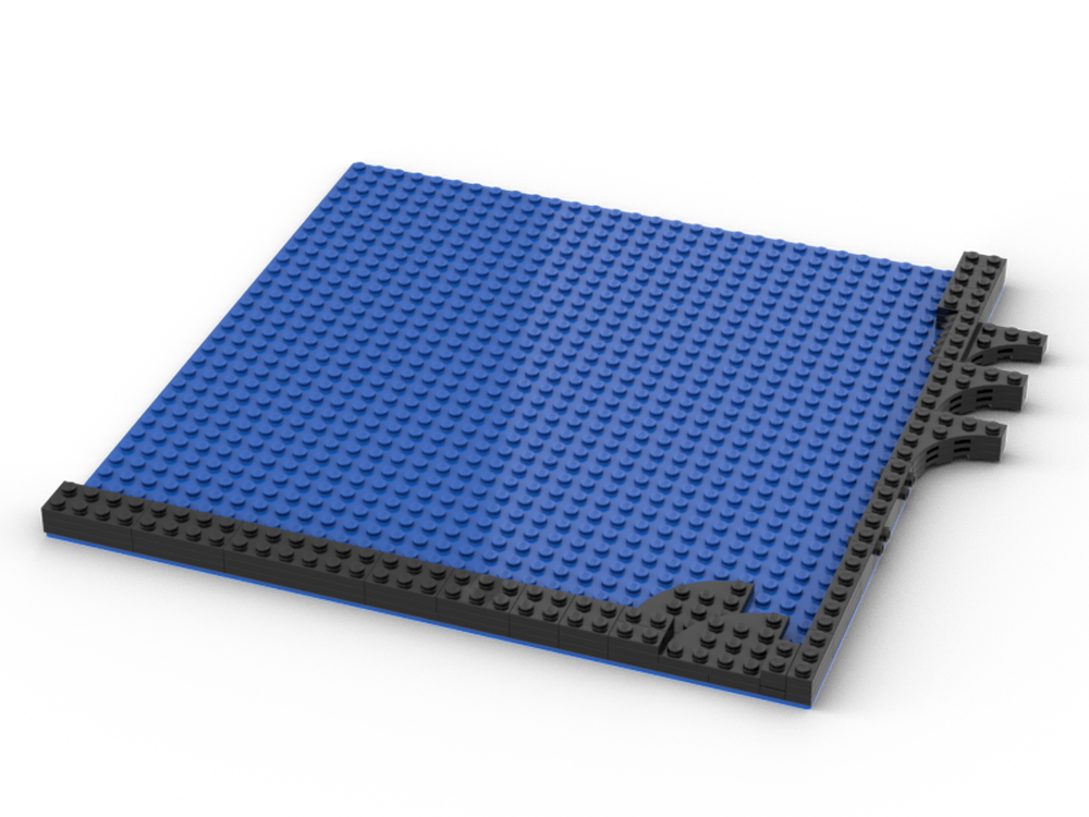 Lego swimming pool (black wall)