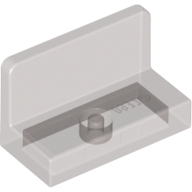 Lego Panel 1 x 2 x 1 [Rounded Corners] / Trans-Brown