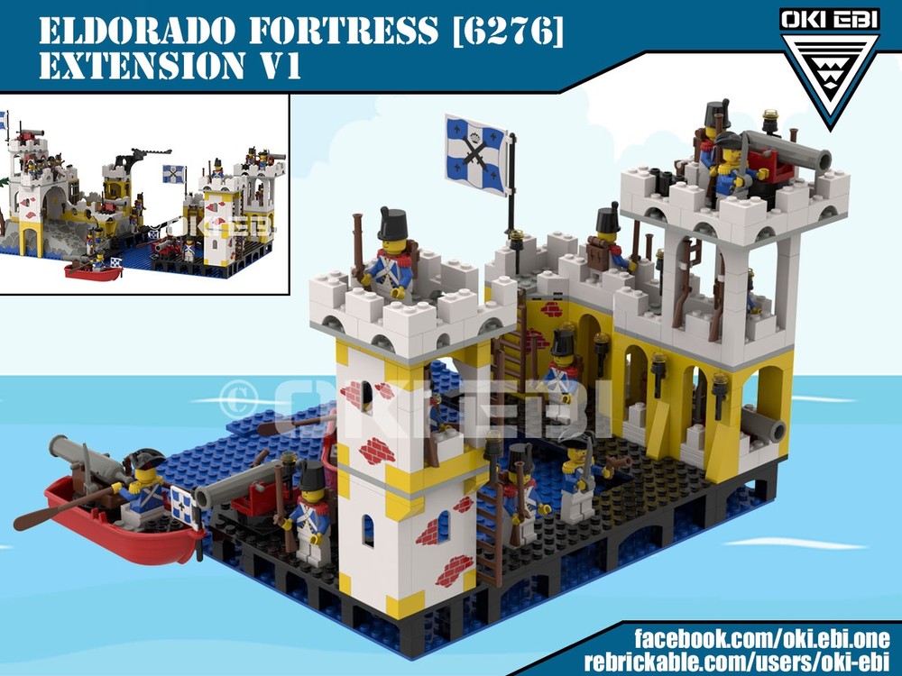 Lego Extension V1 for Eldorado Fortress [6276]