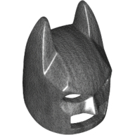 Lego Mask, Batman Cowl [Plain] / Pearl Titanium
