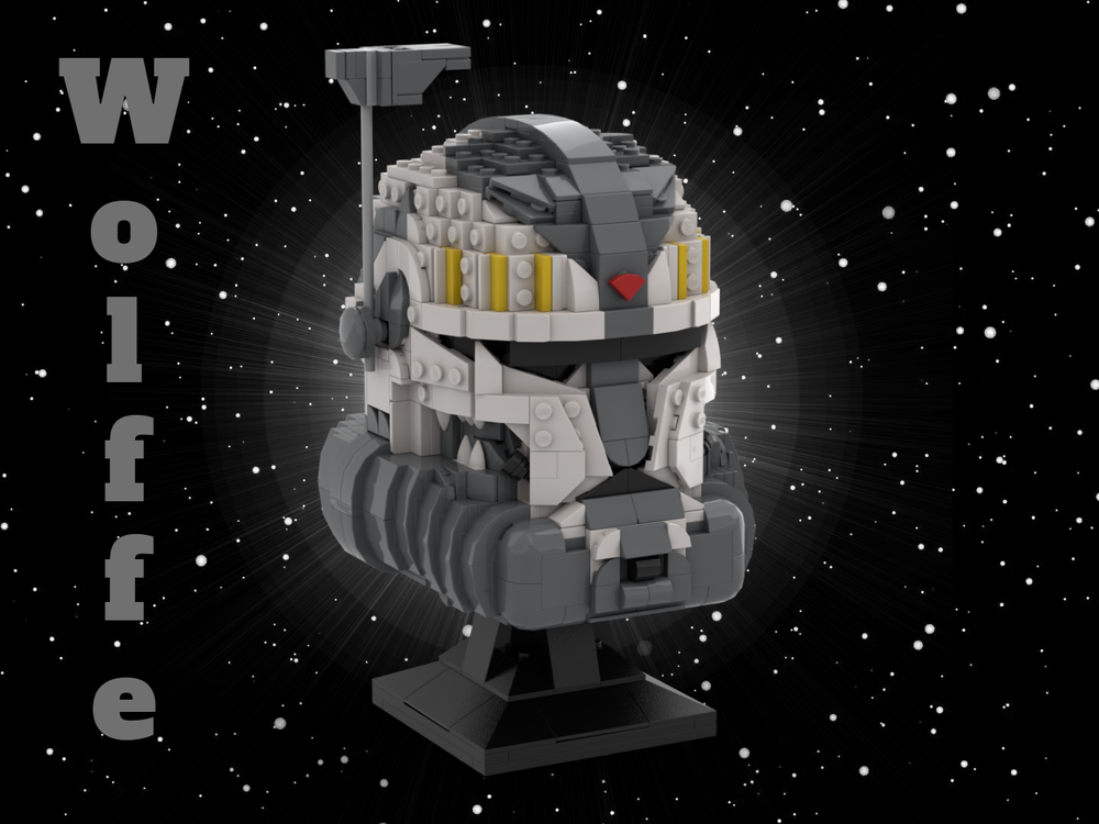 Lego Commander Wolffe Helmet