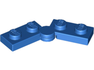 Lego Hinge Plate 1 x 4 Swivel (2429 / 2430) / Blue