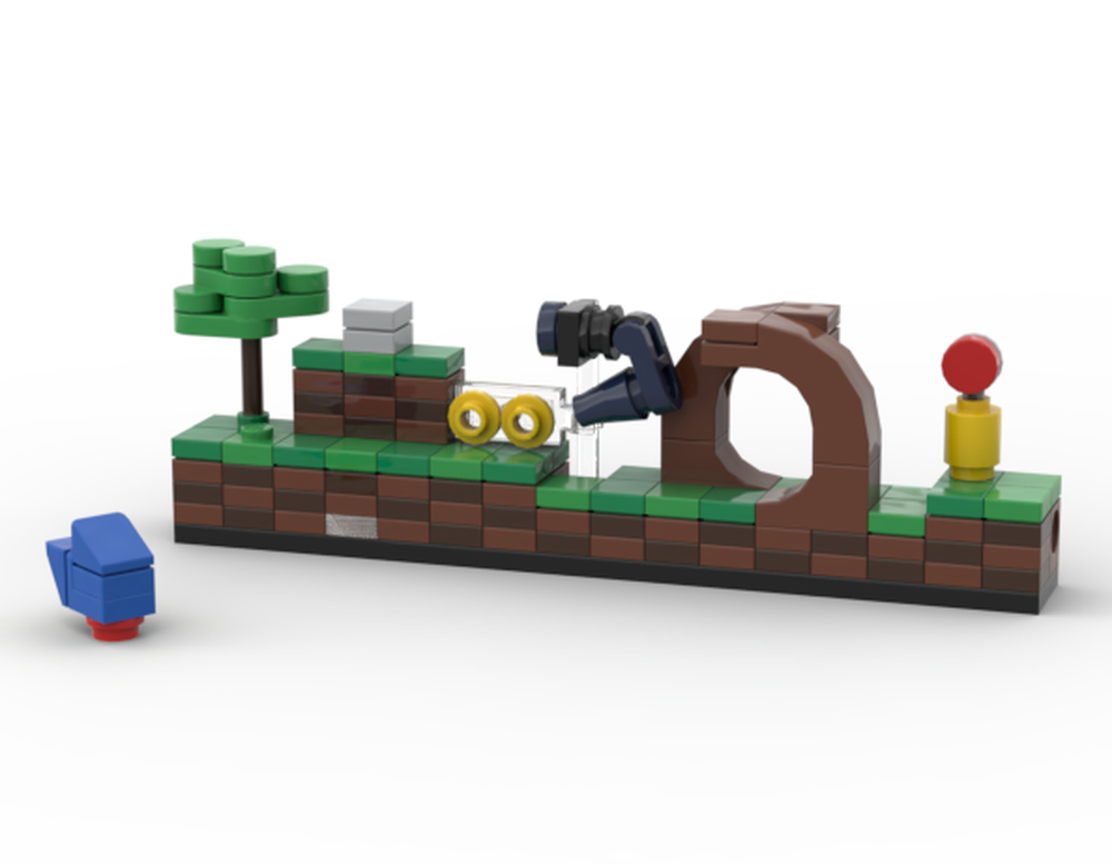 Lego Sonic Micro Level-Green Hill 1