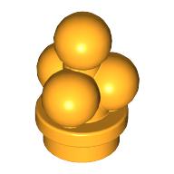 Lego Food Ice Cream Scoops / Bright Light Orange