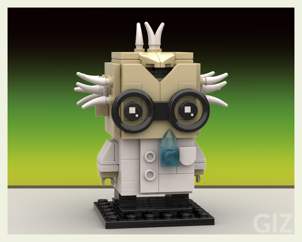 Lego Brainy Brian - Garbage Pail BricKidz MOC