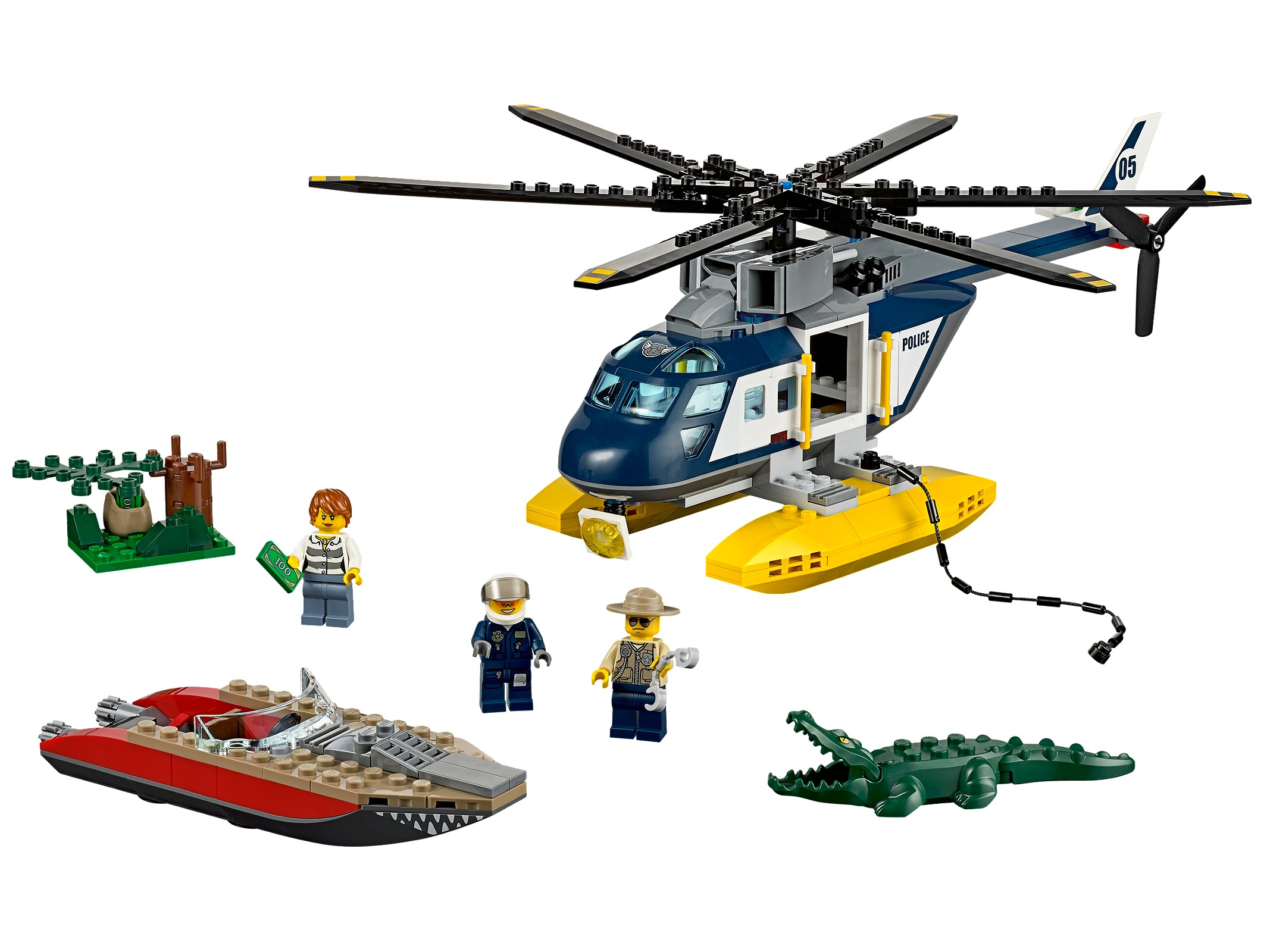 Lego Helicopter Pursuit