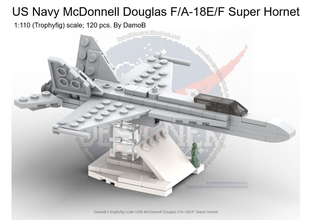 Lego US Navy McDonnell Douglas F/A-18EF Super Hornet