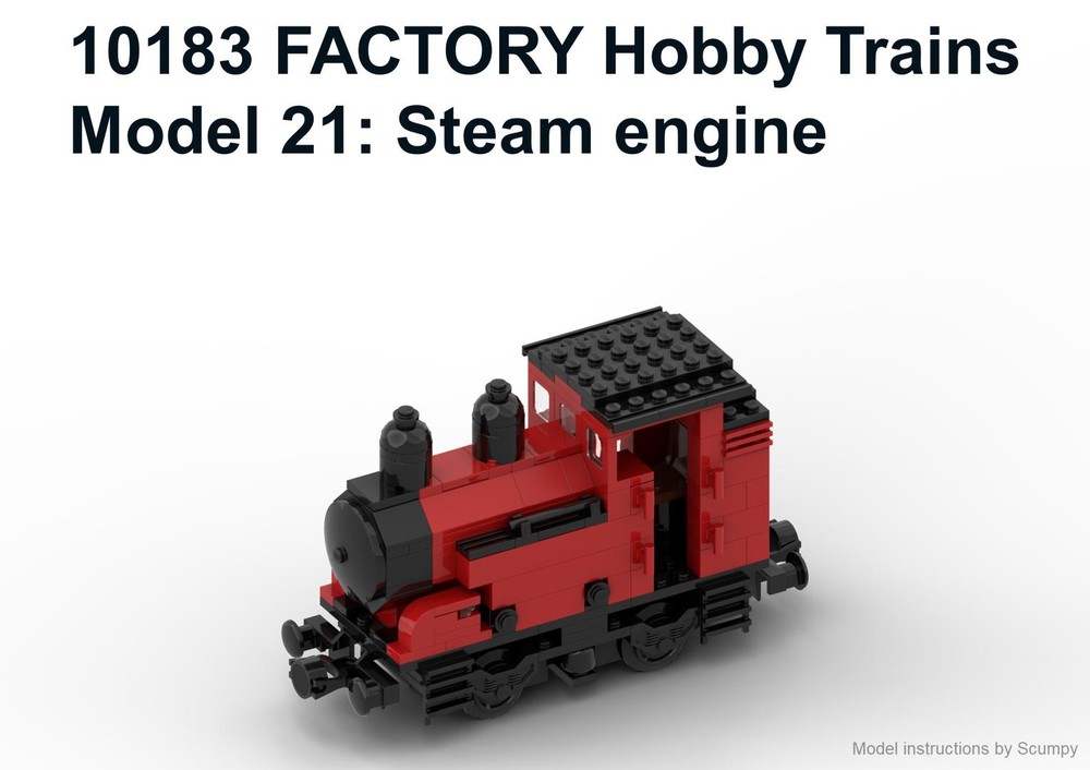 Lego 10183 Model 21: Steam engine