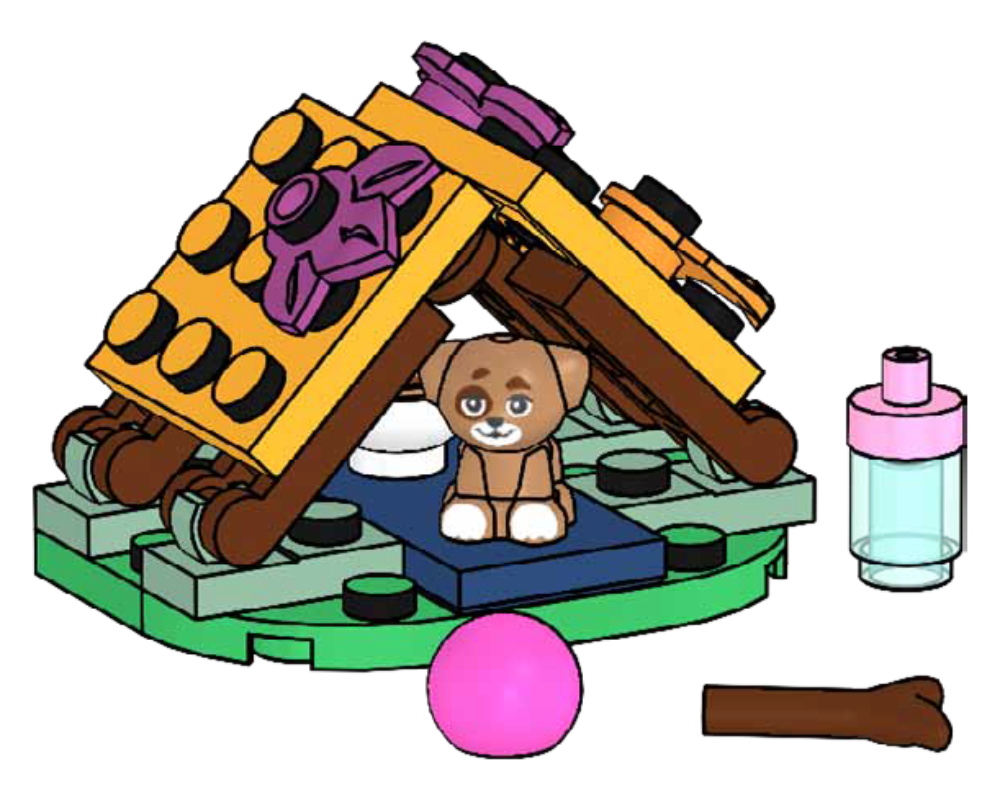 Lego Puppy's Doghouse