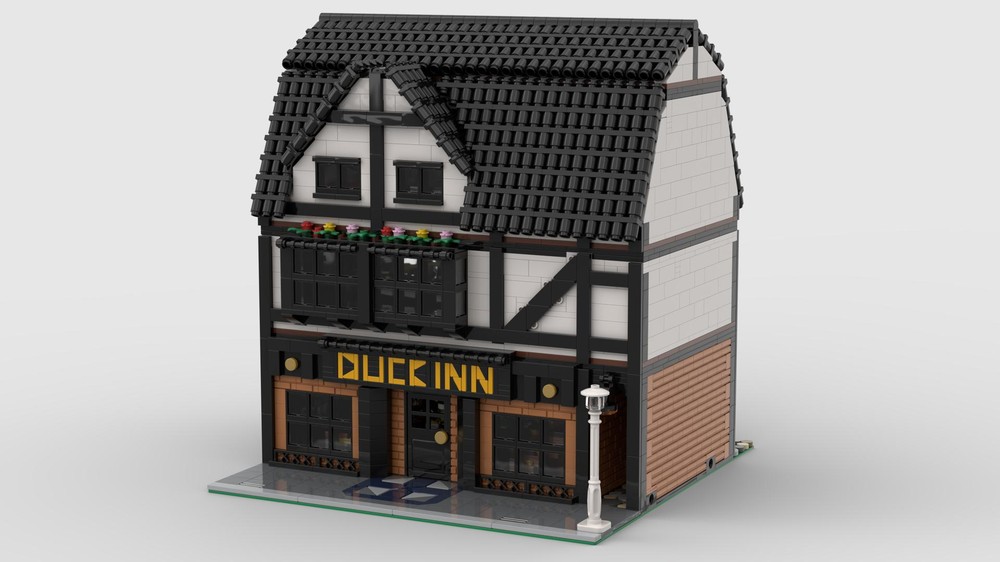 Lego Modular Pub - Duck Inn