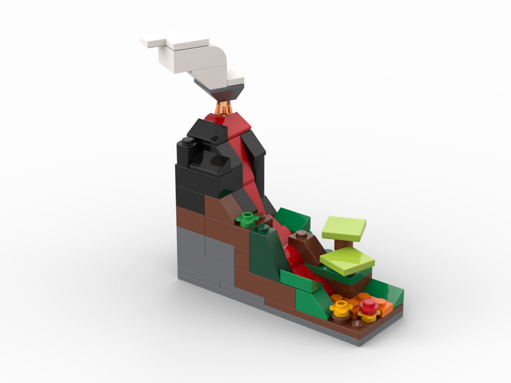 Lego Volcano