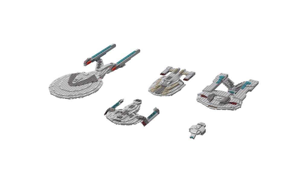Lego Star Trek First Contact Battle of Sector 001 Fleet Pack