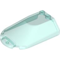 Lego Windscreen 4 x 6 x 1 1/3 / Trans-Light Blue