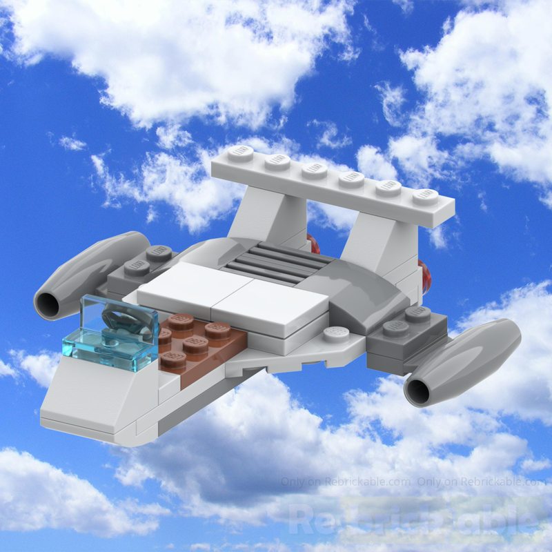 Lego Small gray spaceship