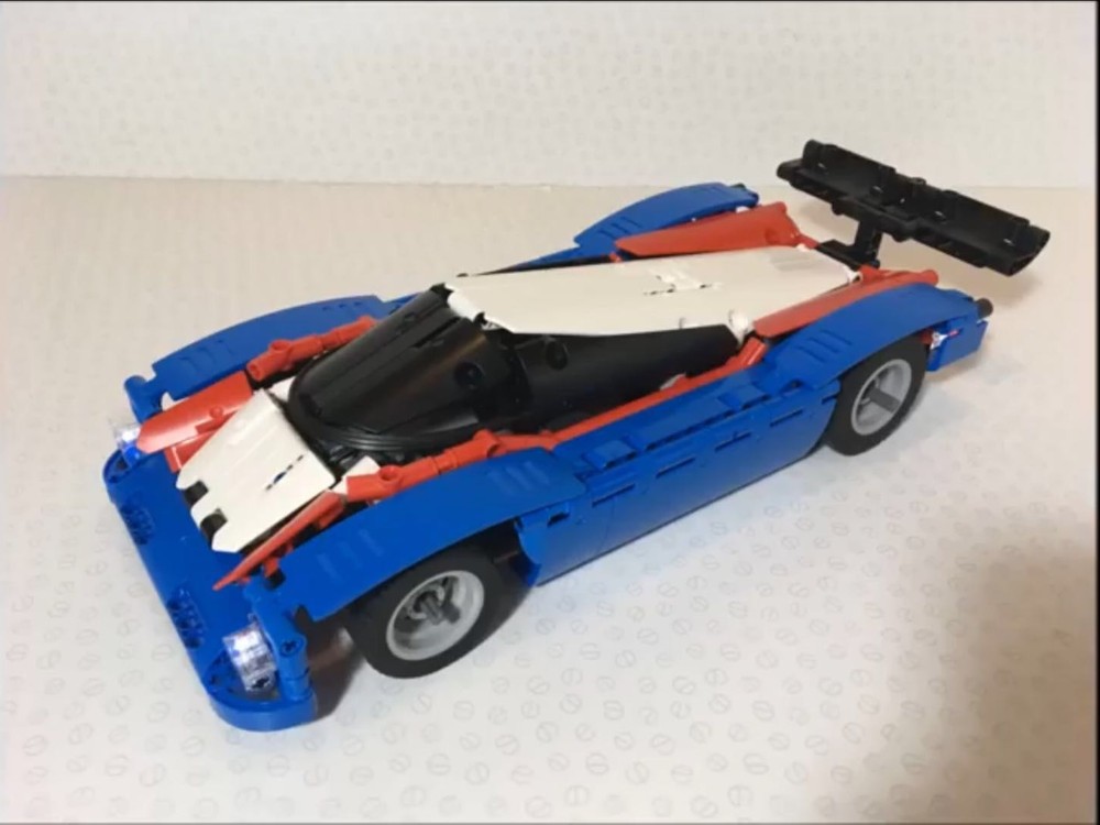 Lego Technic Le Mans Racer with BuWizz（Blue)