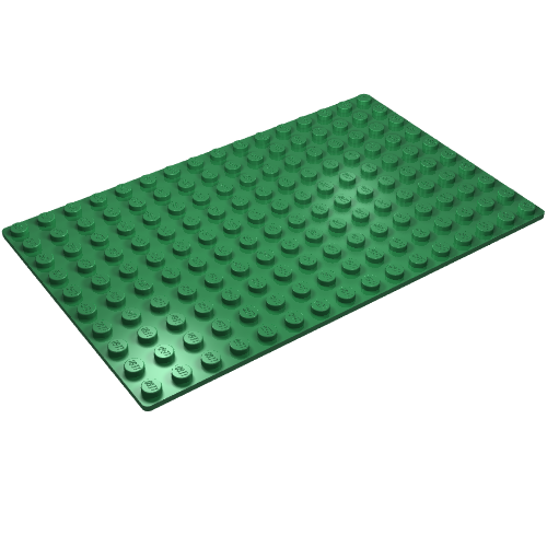 Lego Baseplate 10 x 16 / Green