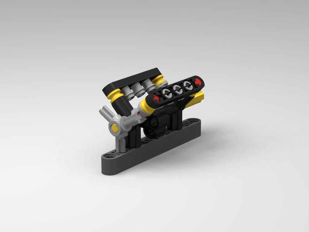 Lego Micro V6 Engine