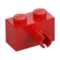 Lego Brick Special 1 x 2 with Pin / Red
