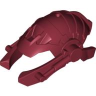 Lego Large Figure Mask Cendox V1 / Kaxium V3 Flip Mask / Dark Red