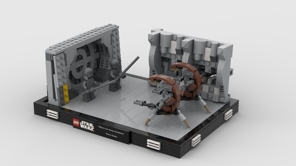 Lego Phantom menace trade federation battleship diorama