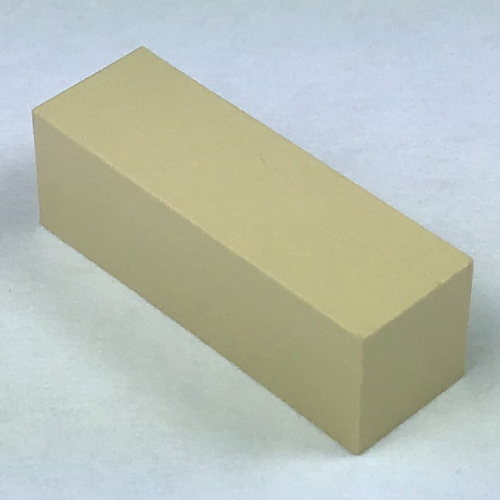 Lego Modulex Tile 1 x 3 with Internal Support / Modulex Ochre Yellow