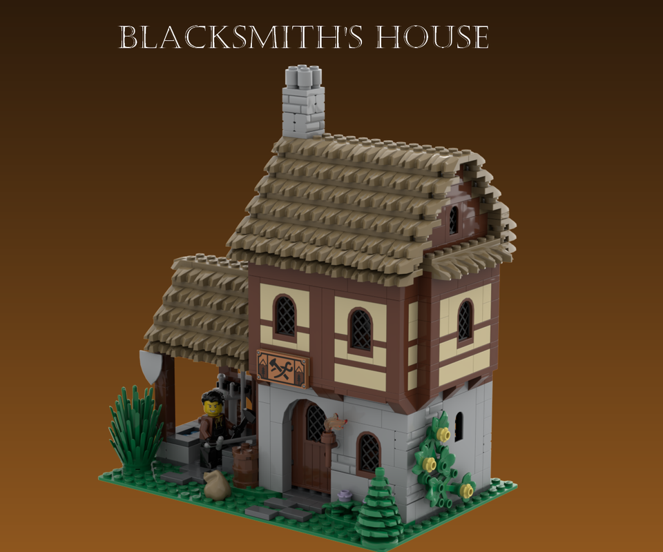 Lego Blacksmith's House