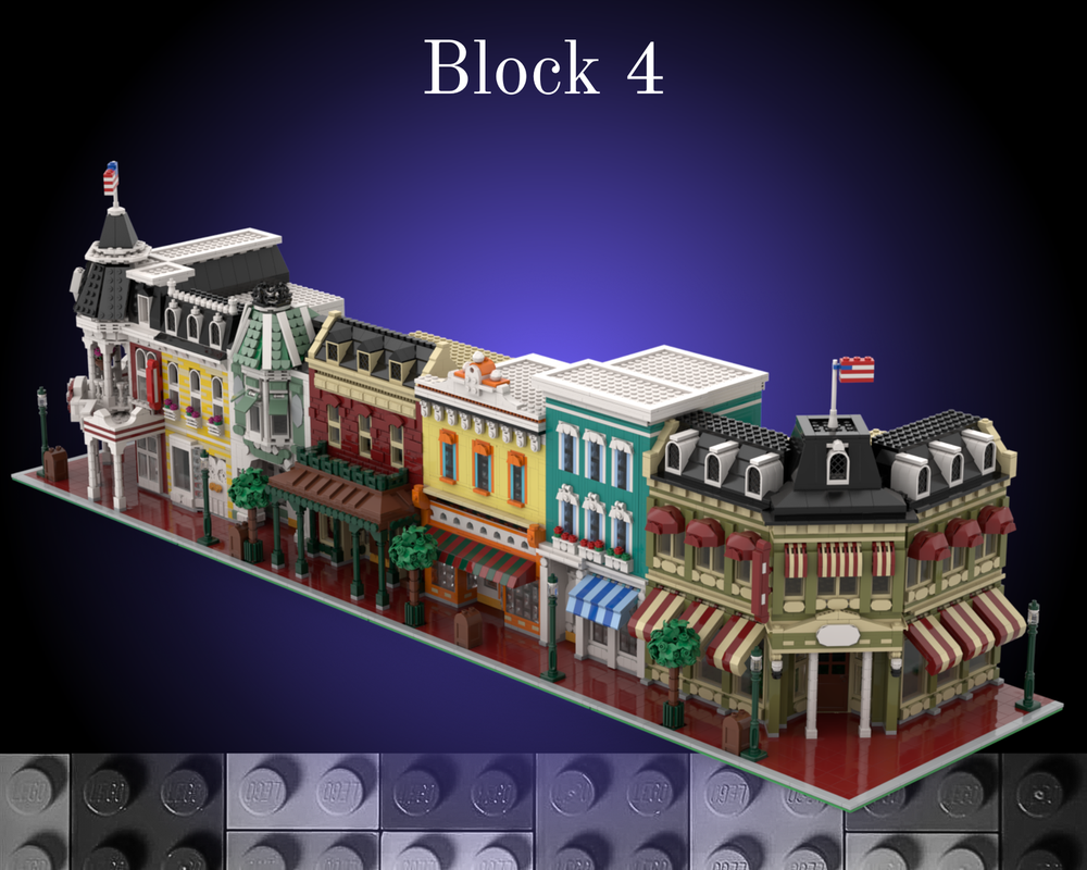 Lego Block Four | Deluxe Main Street USA