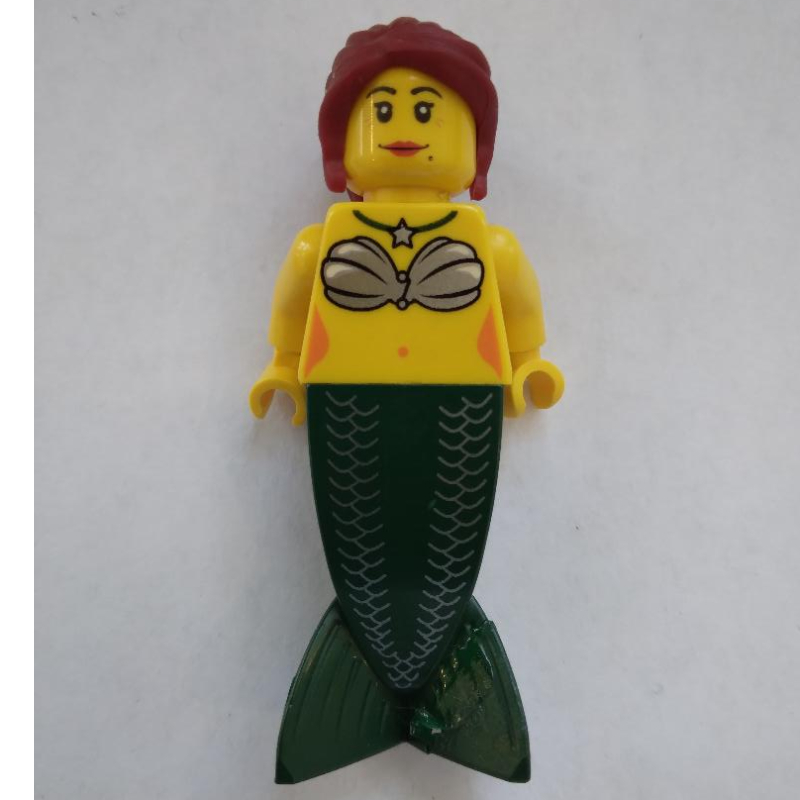 Lego Mermaid - Dark Red Hair