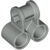 Lego Technic Axle and Pin Connector Perpendicular Double / Light Gray