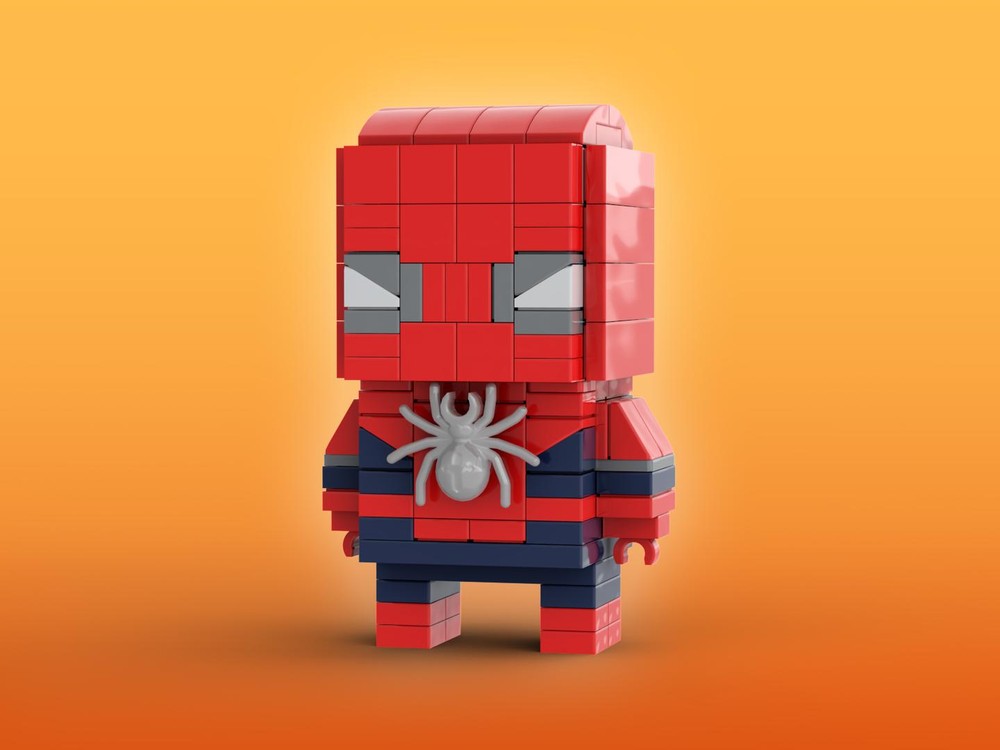 Lego Tobey Maguire Spider-Man Brickheadz LEGO MOC - Marvel Studios Spider-Man: No Way Home