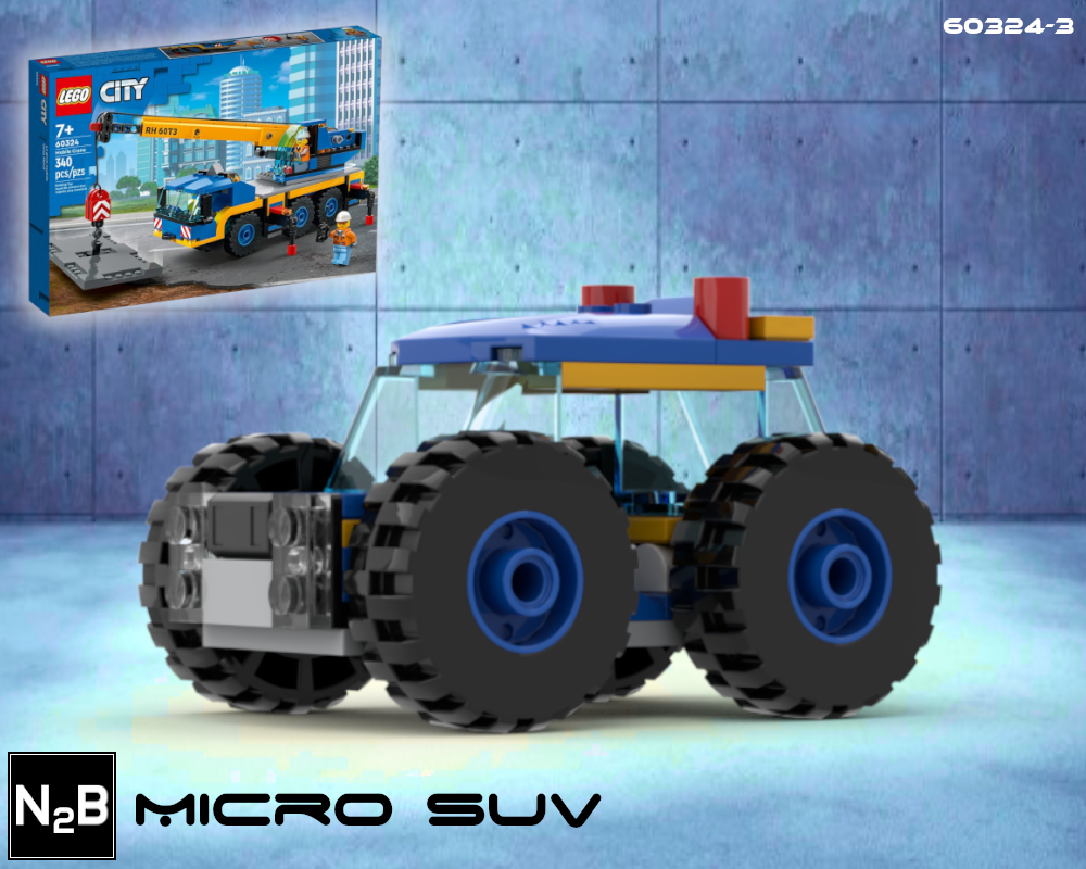 Lego Micro SUV - Alternate build 3 Lego 60324
