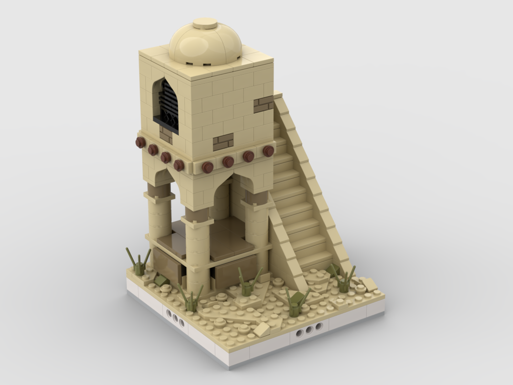 Lego Desert Tower for a Modular Desert village