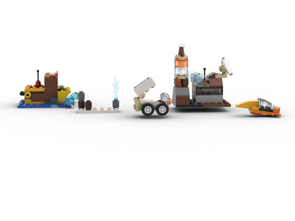 Lego Micro arctic military base