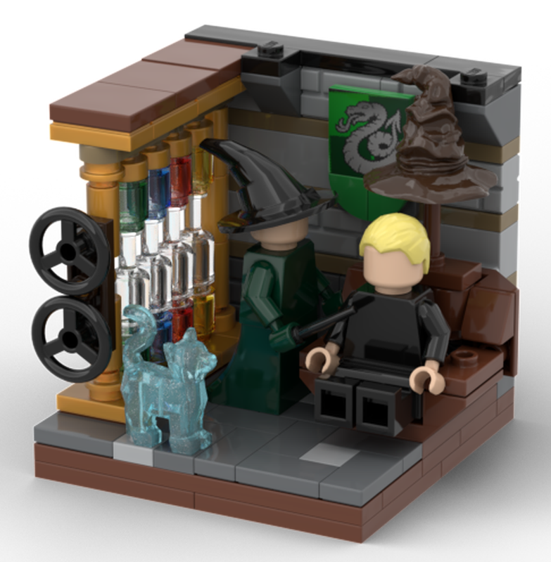 Lego Sorting Hat Ceremony Mini Diorama