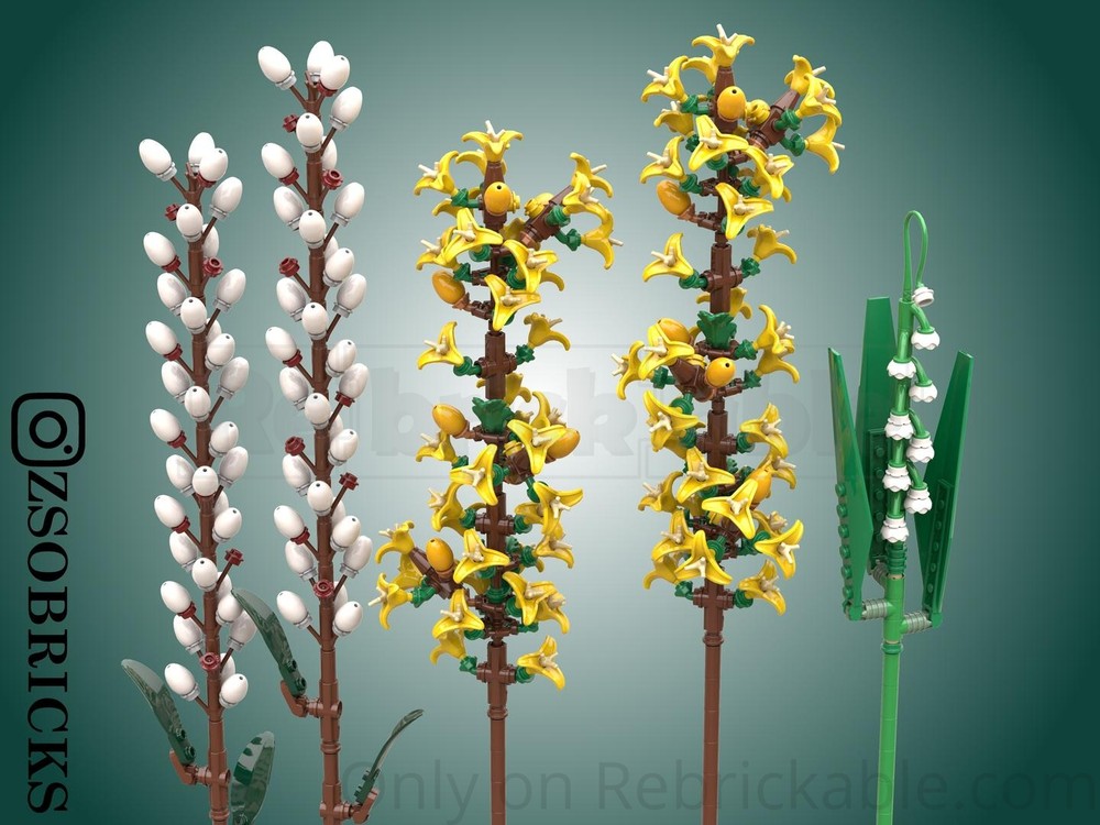 Lego Spring flowers