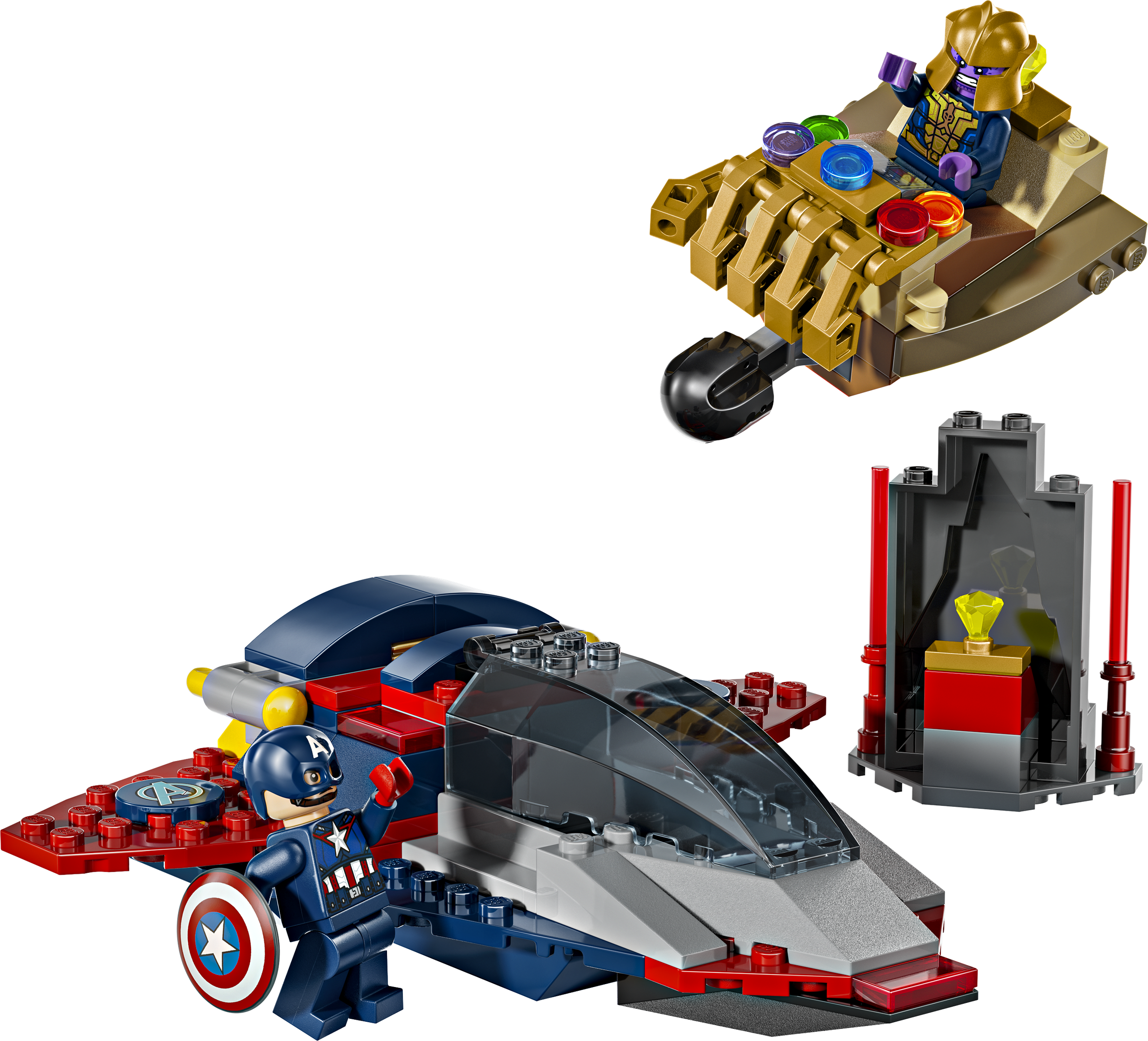 Lego Captain America vs. Thanos