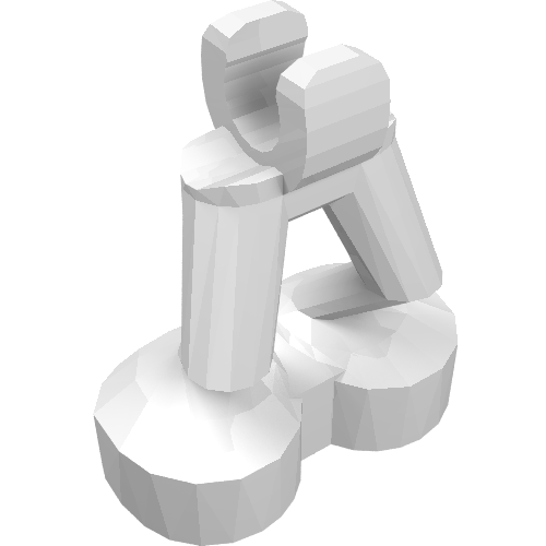 Lego Legs Martian / White