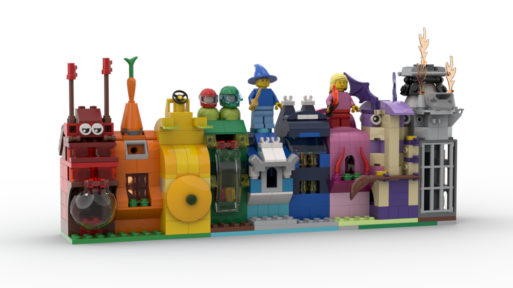 Lego 10404 Rainbow houses