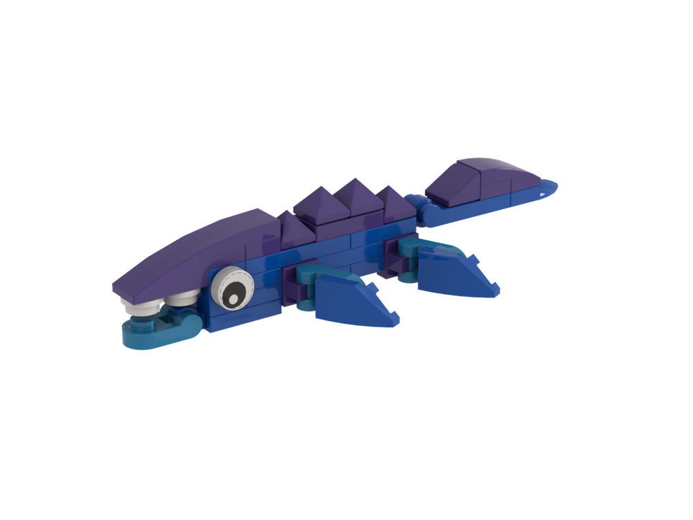 Lego Easy LEGO® Dinosaur – Mozasaurus (38 parts, Simple Build for Kids & Beginners)