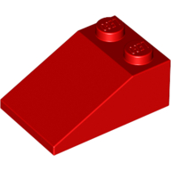 Lego Brick Sloped 33° 3 x 2 / Red
