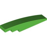 Lego Brick Curved 1 x 6 / Bright Green