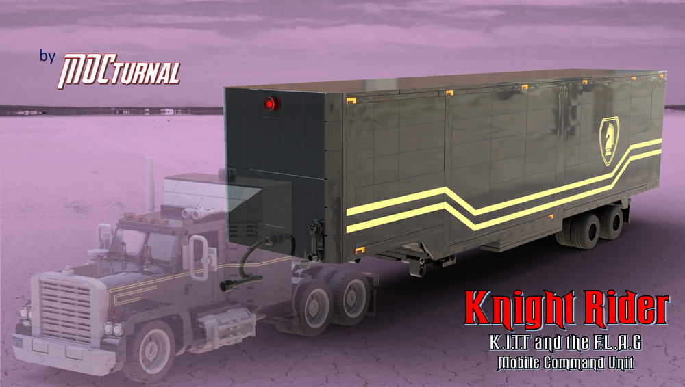 Lego MOCturnal Knight Rider: FLAG Mobile Command Unit (Trailer)